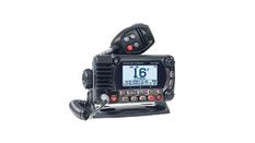 VHF fixe classe D IPX8 noire avec antenne GPS interne et option RAM4