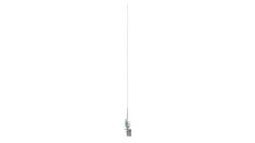 Antenne fouet inox basculante - 0.9m, 3dB, connecteur S0-239+ support