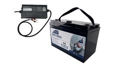 Pack batterie Lithium-LFP 12V 100AH + APP + prise USB avec chargeur I