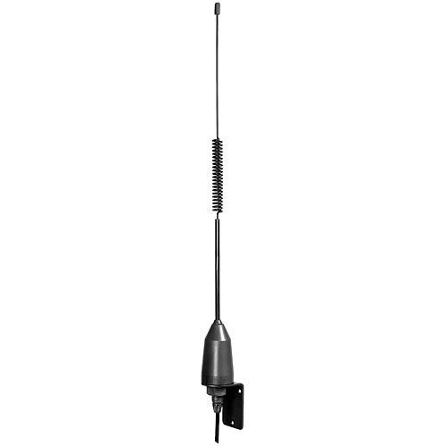 Antenne inox Noire spéciale semi-rigides - 0.48m, 8m de câble + PL259 -  Antennes VHF pour bateau - Navicom - Navicom - Toute l'électronique marine