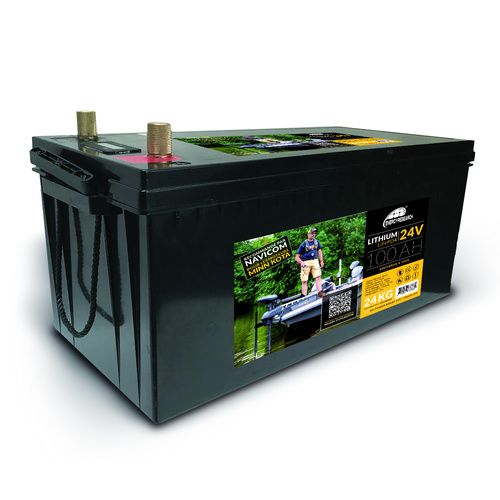 Pack batterie Lithium 24 V 100 AH + Chargeur - Batteries Lithium ENERGY  RESEARCH - Navicom - Toute l'électronique marine